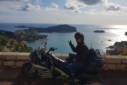 Private Motorcycle Tour Nice, Eze, Monaco, Monte-Carlo 2 Motorcycles "GOLDWING"